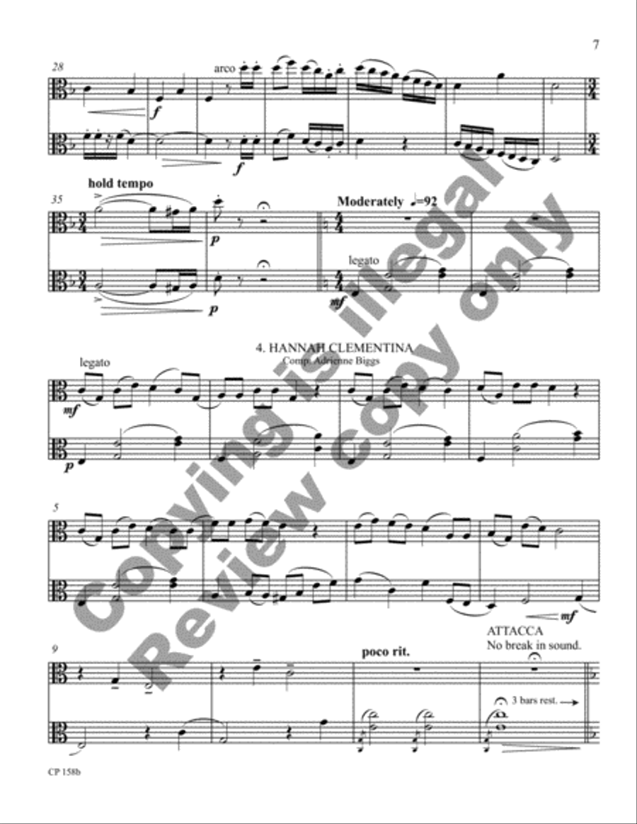 Cowboy Suite (Viola Version) Viola scores gallery preview page 6