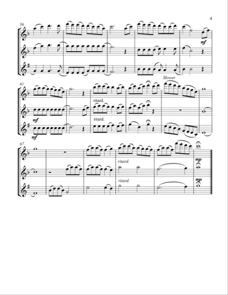Colors Of The Wind Woodwind Trio scores gallery preview page 5