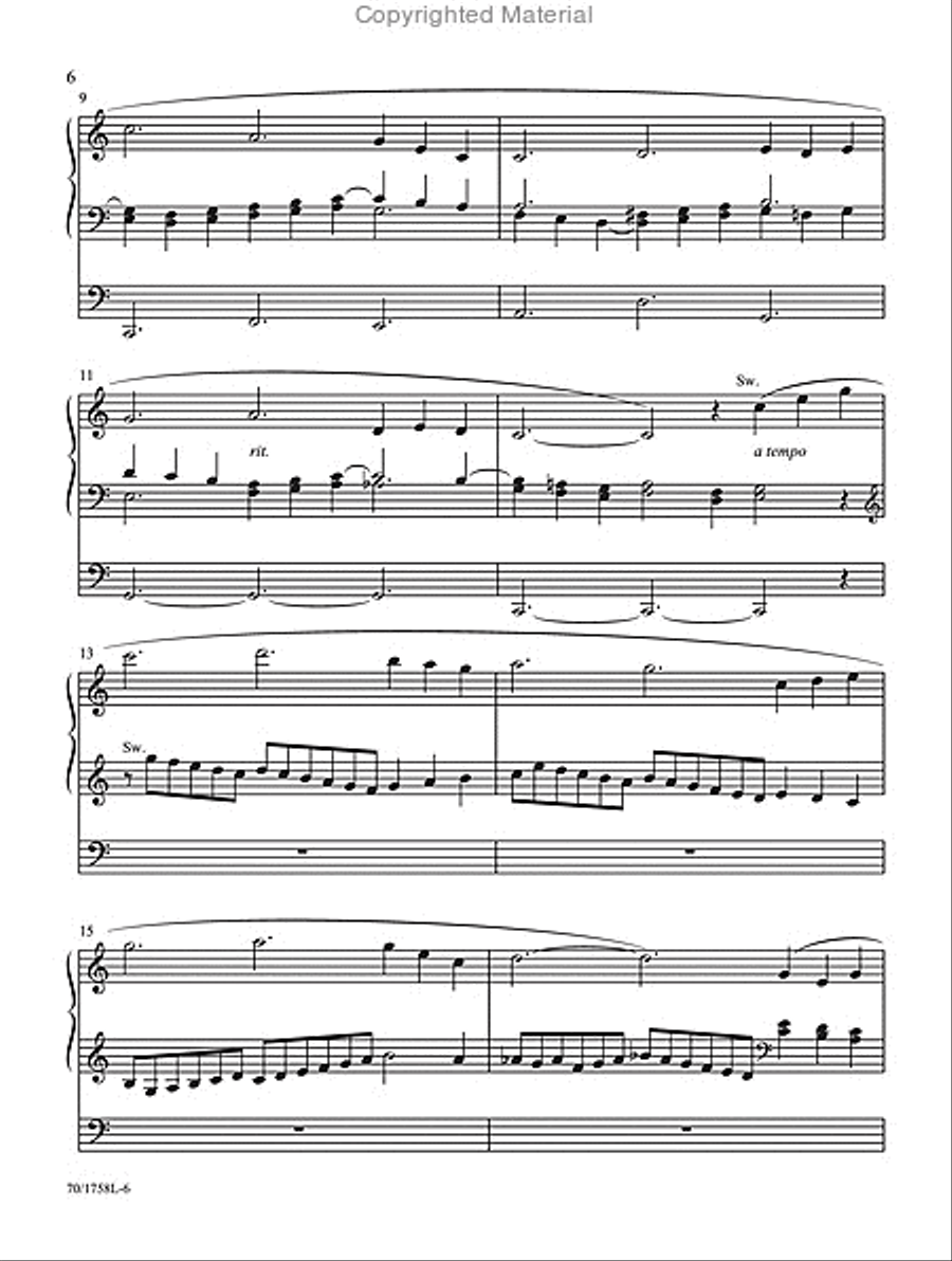 Child in the Manger Organ Solo scores gallery preview page 3