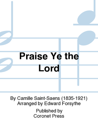 Book cover for Praise Ye the Lord