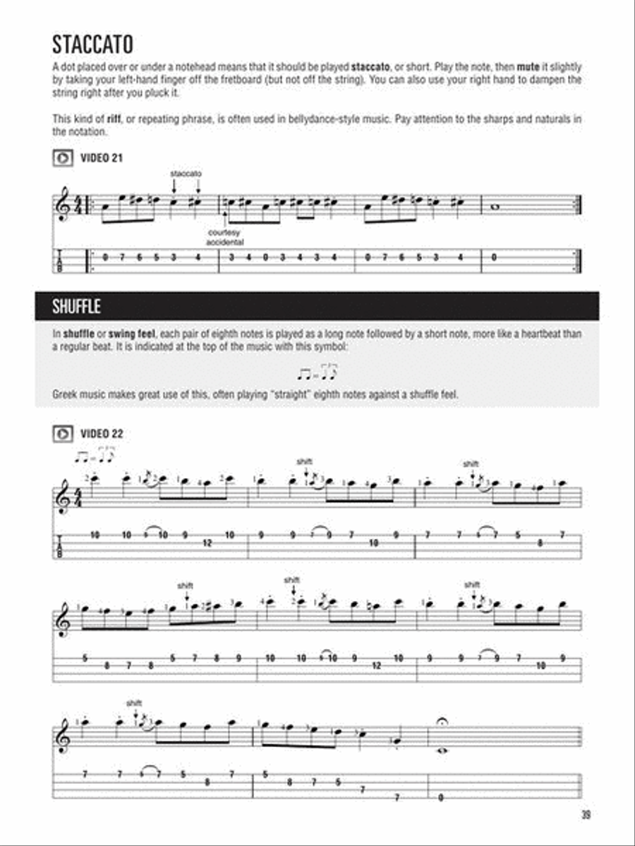 Hal Leonard Greek Bouzouki Method Collection / Songbook scores gallery preview page 6