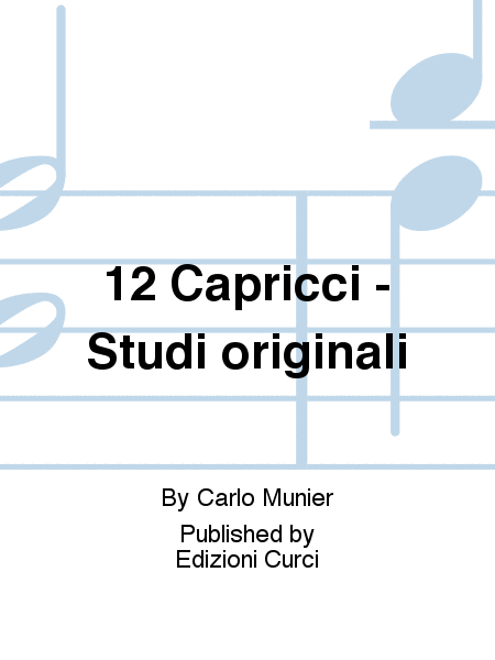 12 Capricci - Studi originali