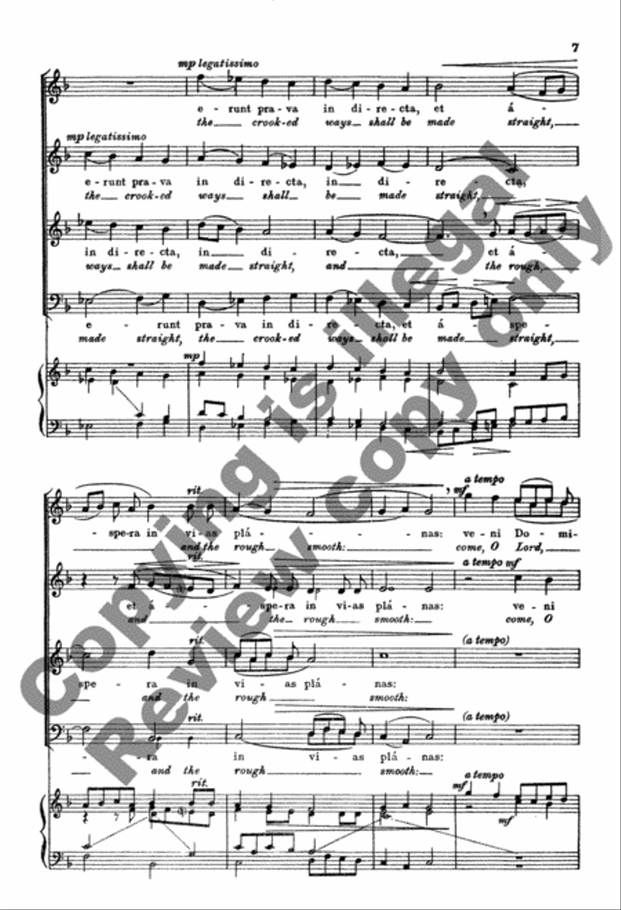 Canite Tuba in Sion (Blow Ye the Trumpets in Zion) 4-Part scores gallery preview page 13