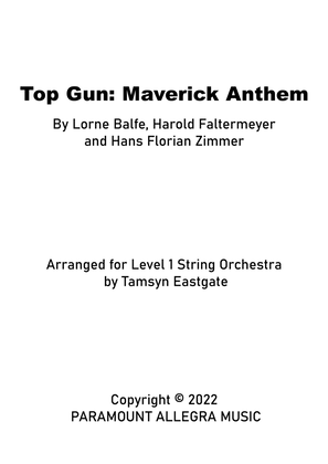 Book cover for Top Gun: Maverick Anthem