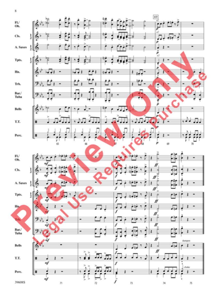 Rock, Paper, Scissors Rock, Paper, Scissors Concert Band scores gallery preview page 9