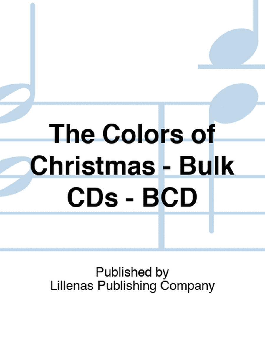 The Colors of Christmas - Bulk CDs - BCD