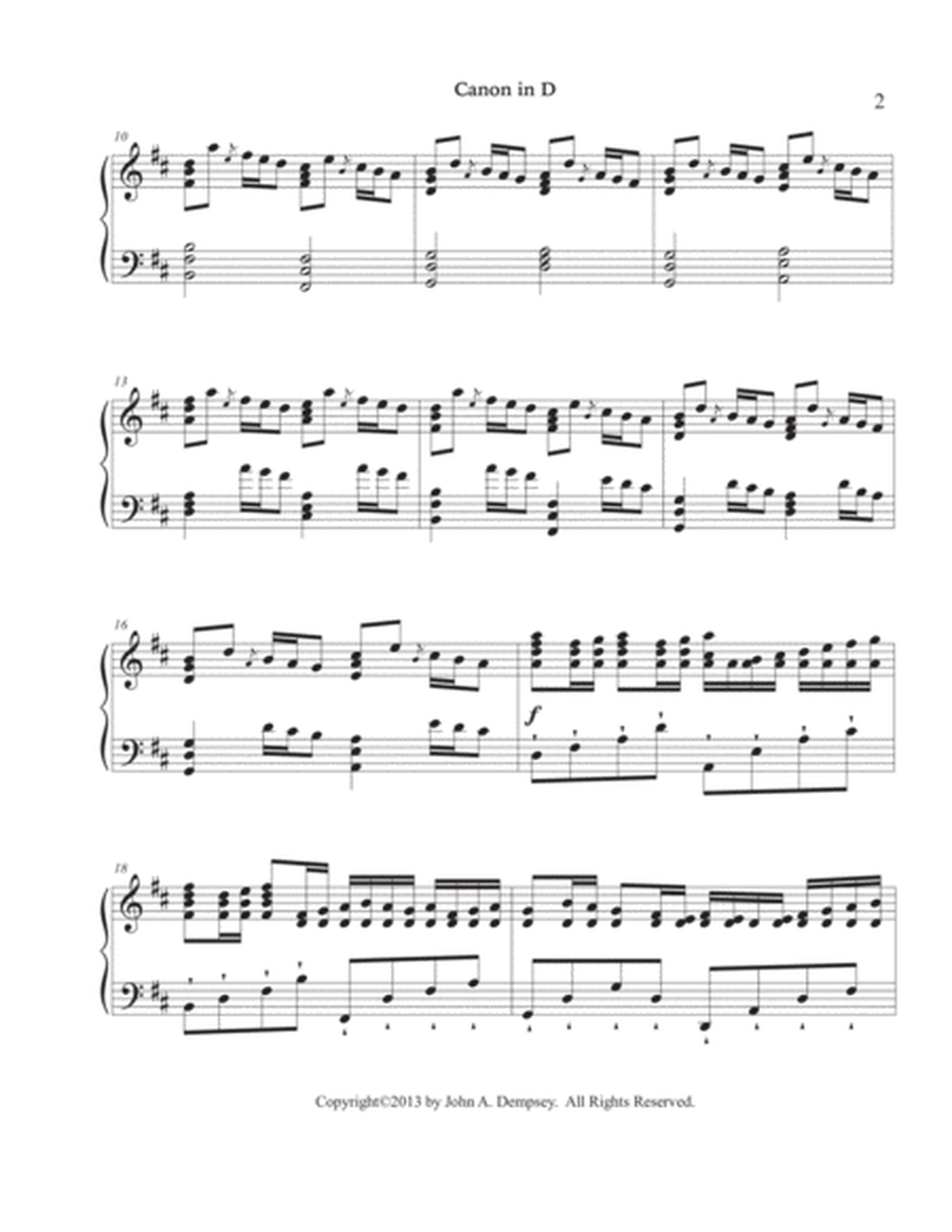 Canon in D (Piano Solo) image number null