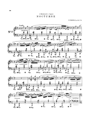 Book cover for Chopin: Nocturne Op. 48, No. 1 (Ed. Franz Liszt)