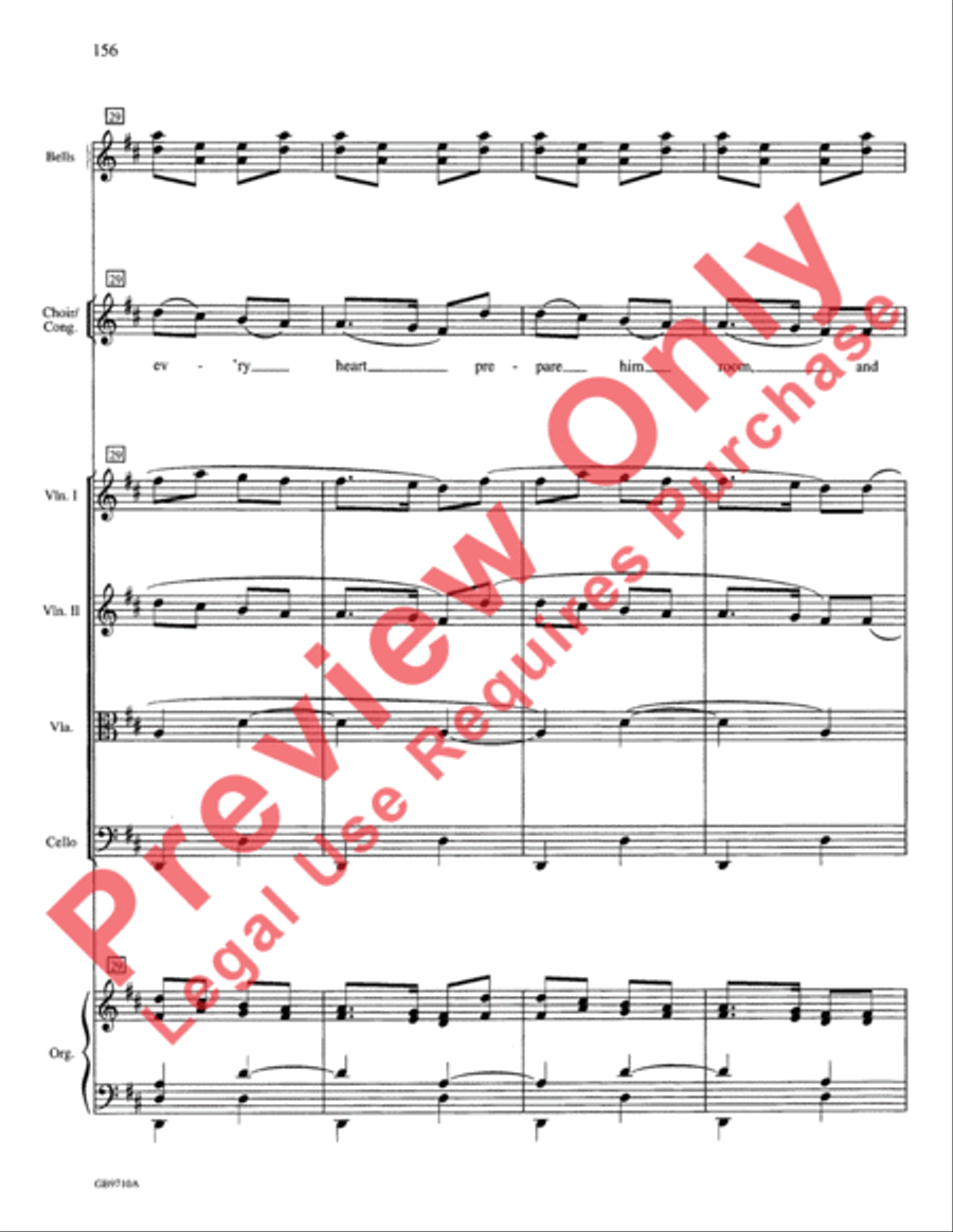 A Festival of Lessons and Carols Choir scores gallery preview page 157
