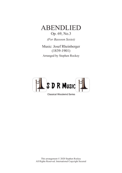 Abendlied for Bassoon Sextet image number null
