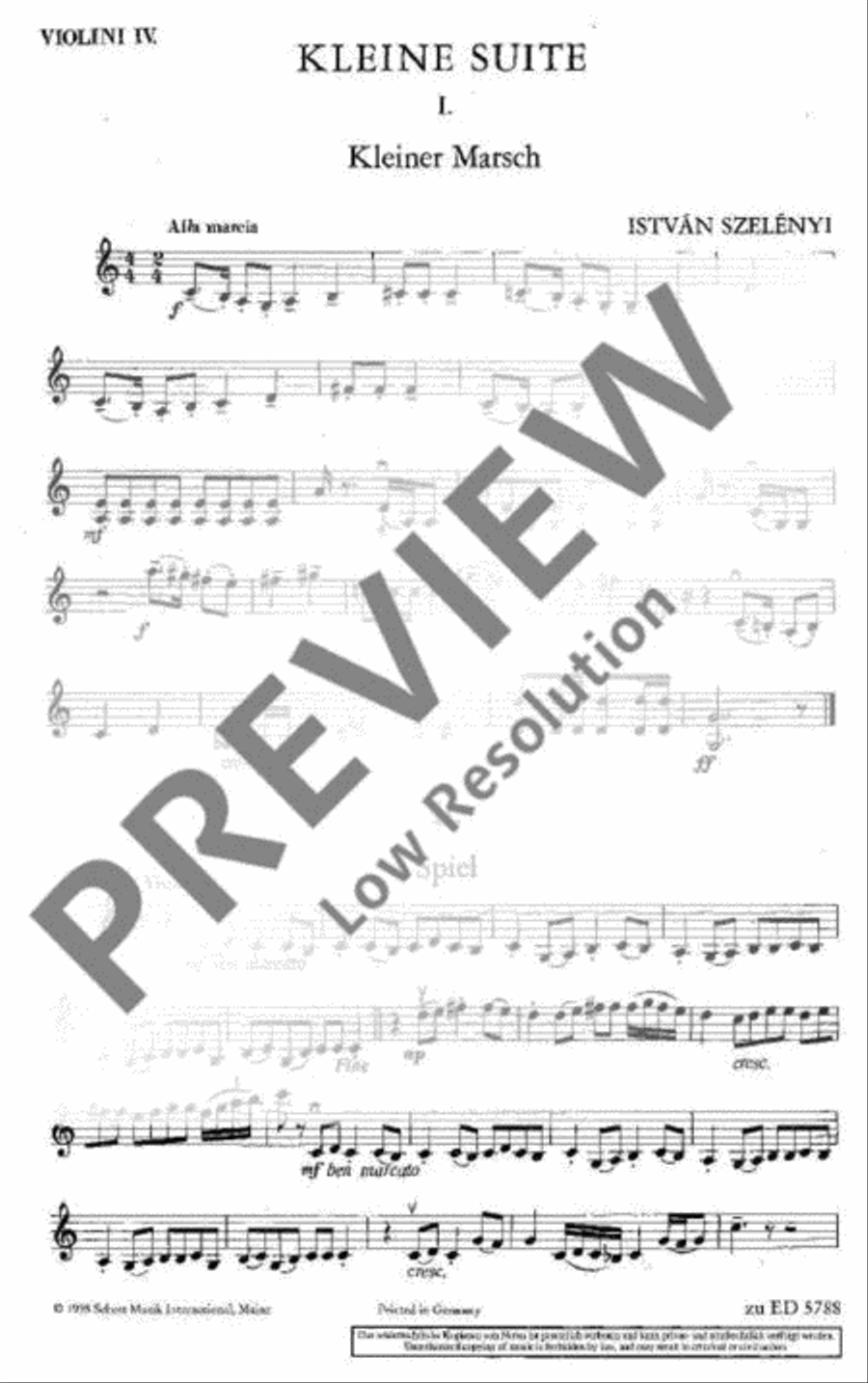 Little Suite 4-Part scores gallery preview page 14