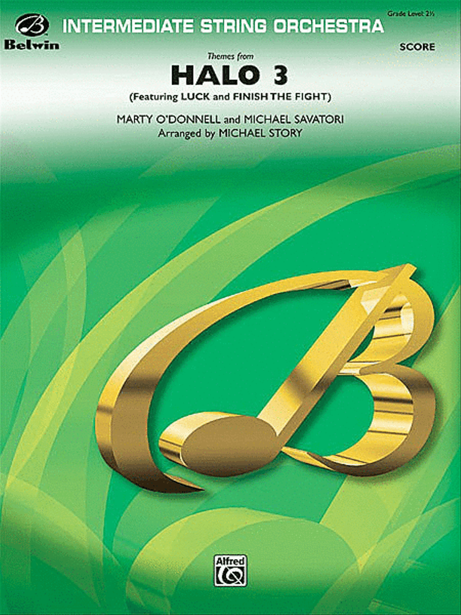 Themes from Halo 3 String Orchestra scores gallery preview page 1