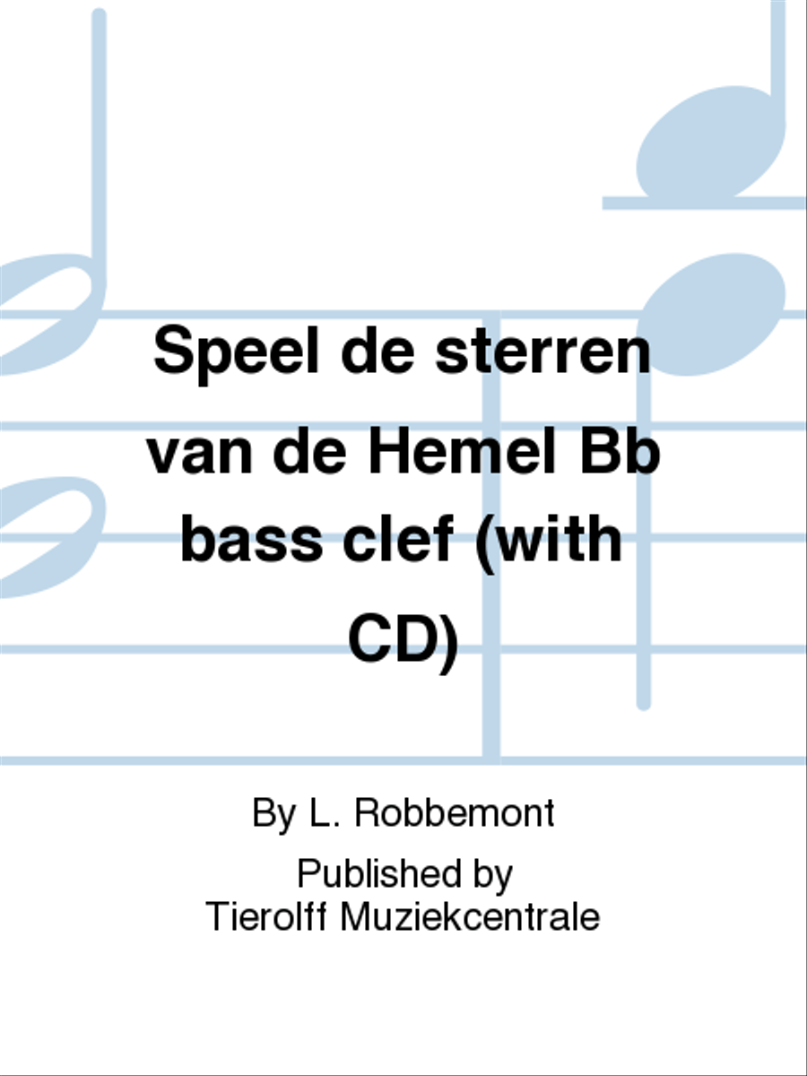 Speel De Sterren Van De Hemel, Book 5: Bb Bass Clef Bass Clef Instrument scores gallery preview page 1