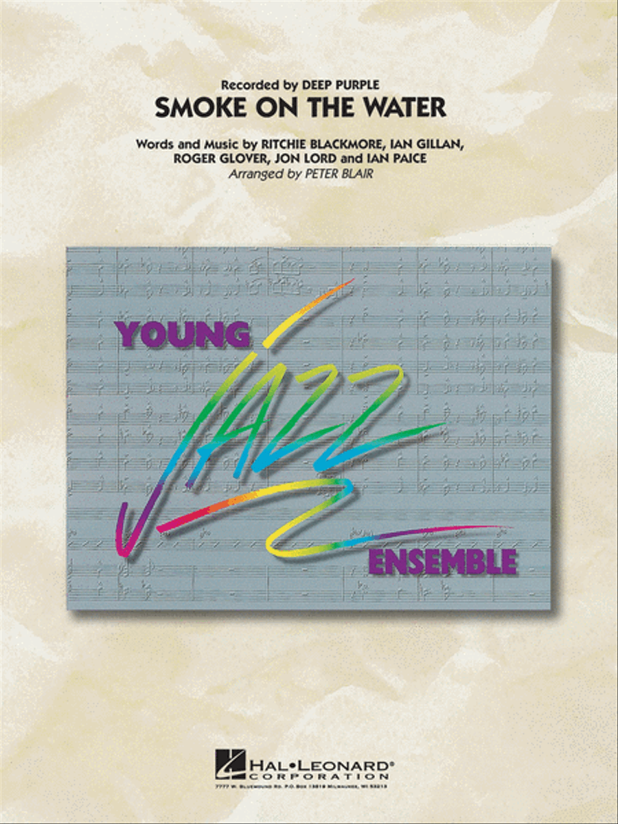 SMOKE ON THE WATER Jazz Ensemble scores gallery preview page 1