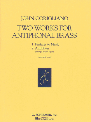 Book cover for Two Works for Antiphonal Brass