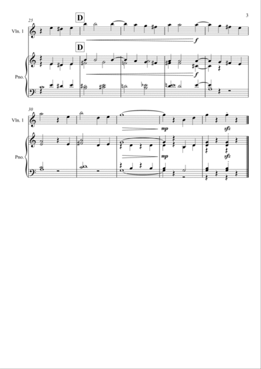 Be Our Guest Violin Solo scores gallery preview page 3