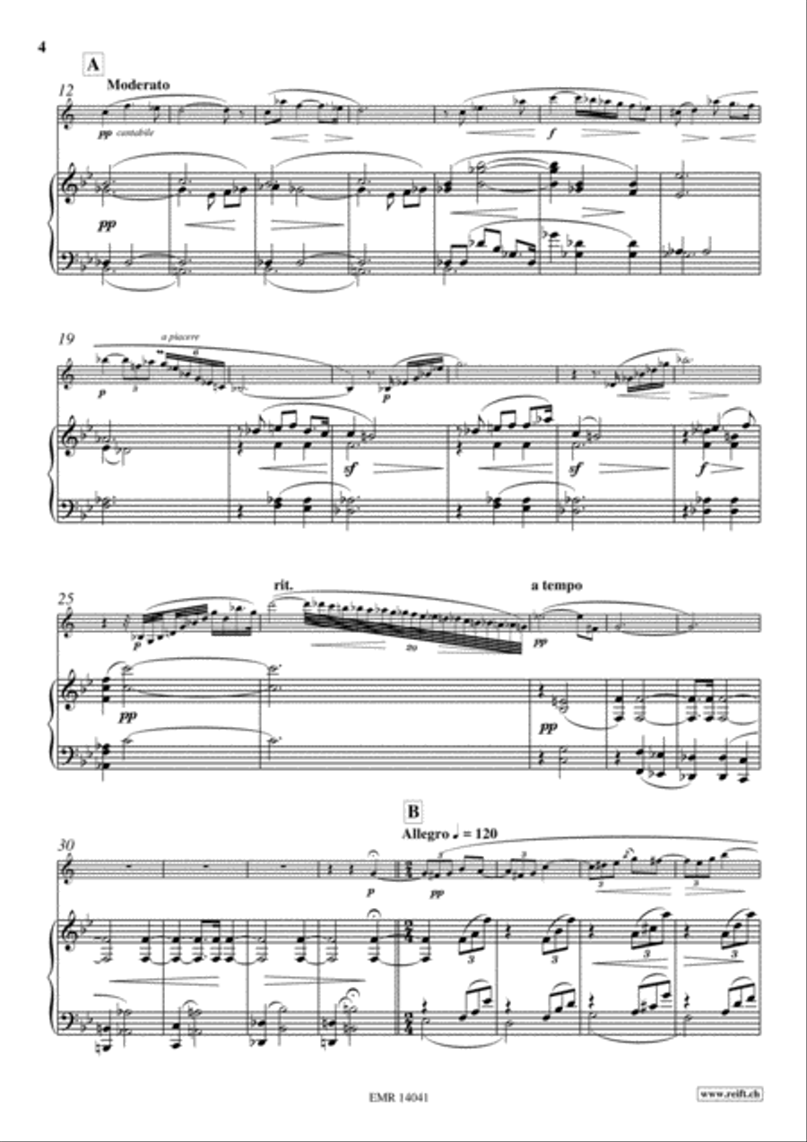 Introduction & Rondo Clarinet Solo scores gallery preview page 4