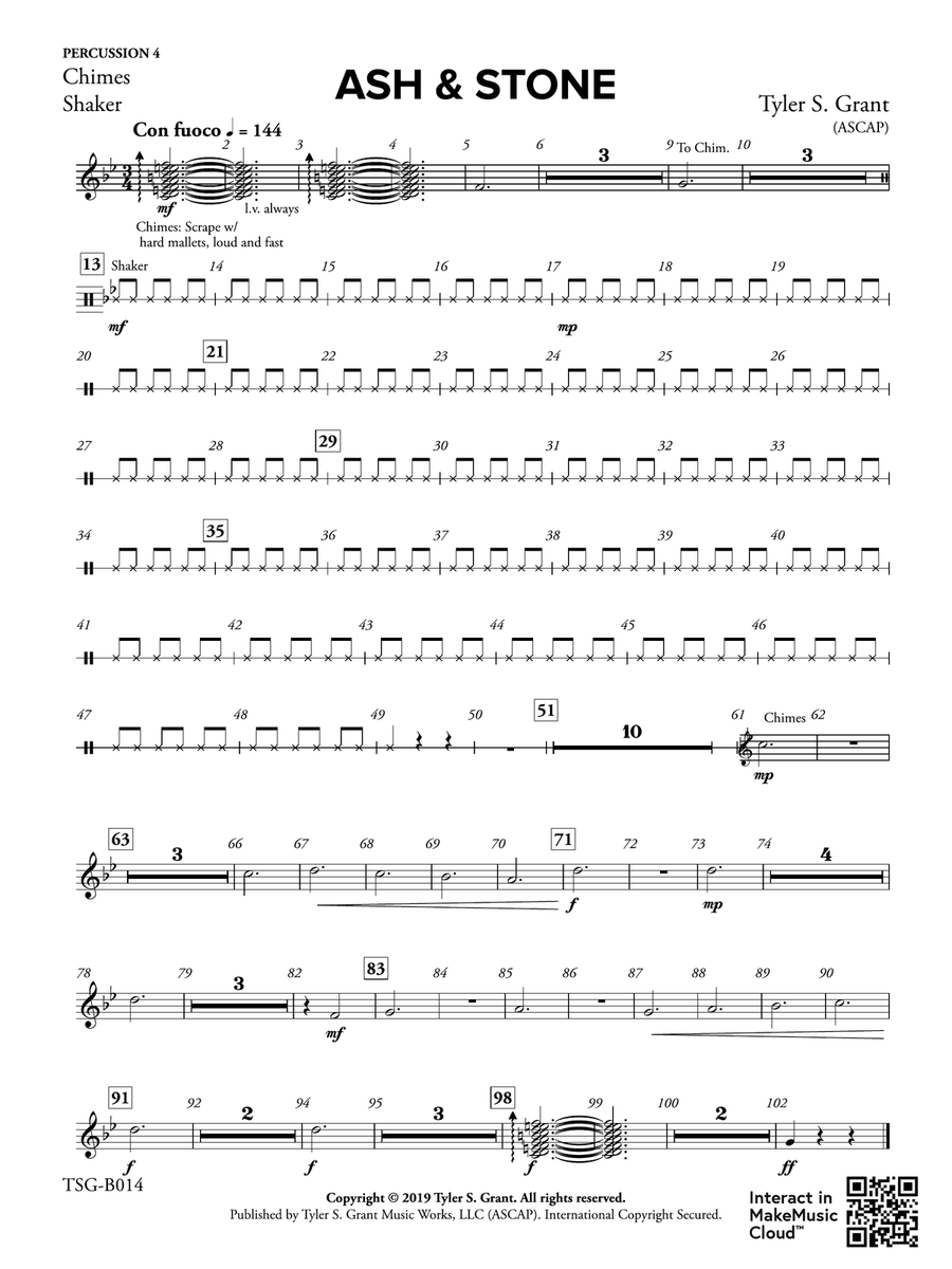 Ash & Stone: 4th Percussion
