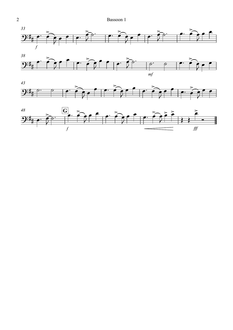 5 in a Bar! for Bassoon Quartet Bassoon Quartet scores gallery preview page 5