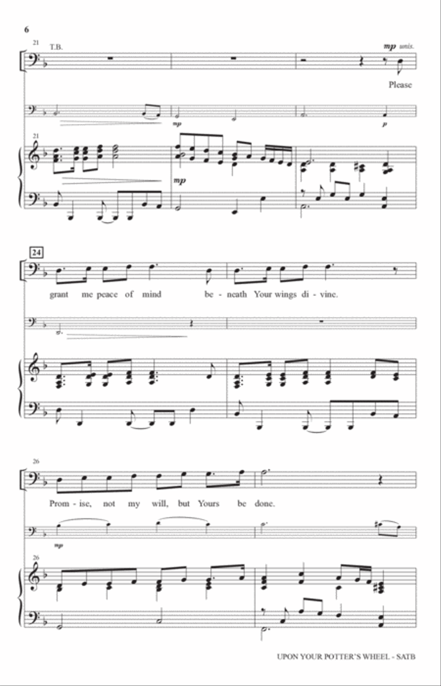 Upon Your Potter's Wheel Upon Your Potter's Wheel 4-Part scores gallery preview page 5