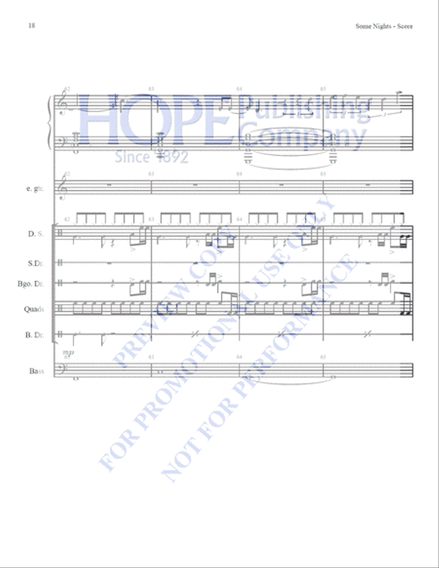 Some Nights Some Nights 5-Octaves scores gallery preview page 20