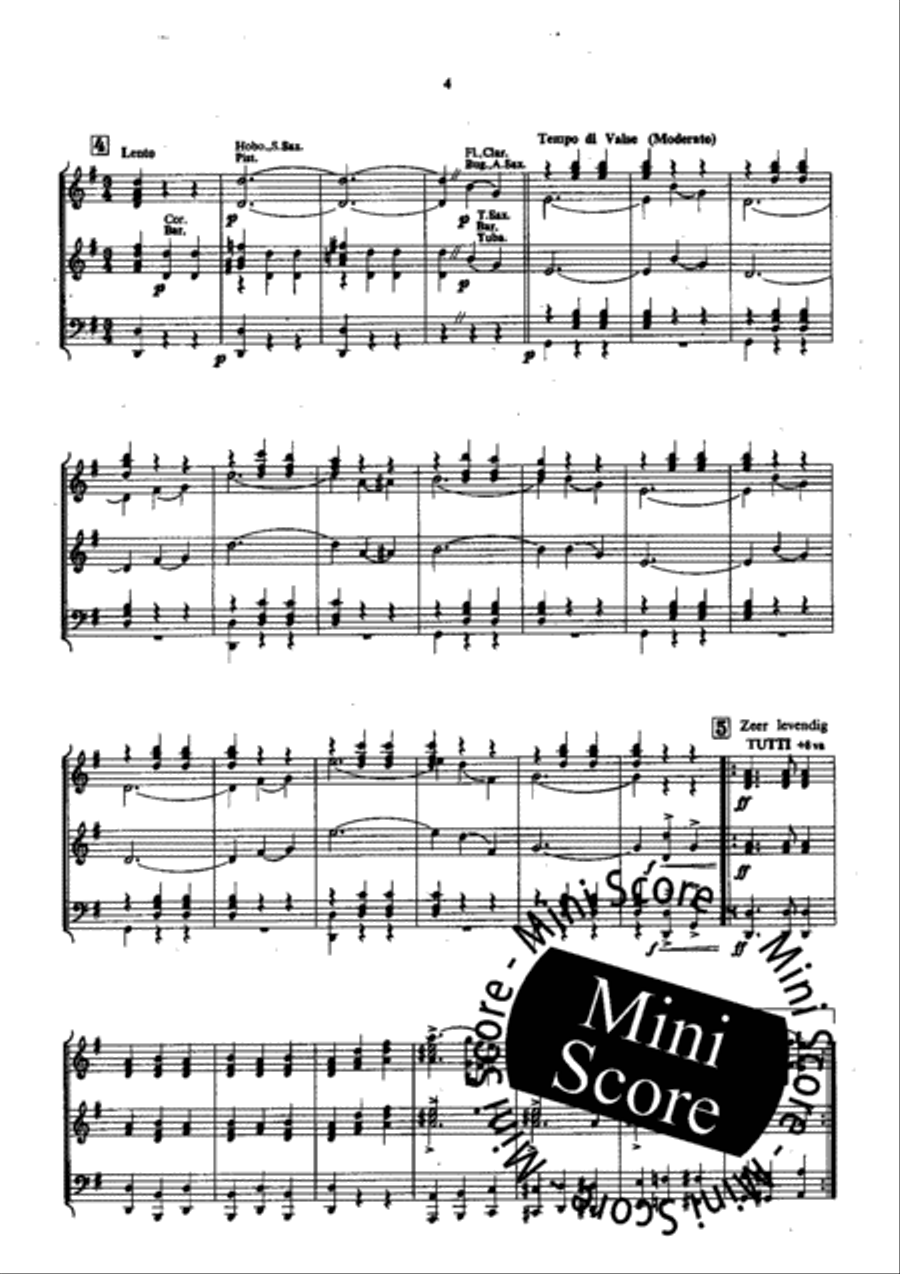 Der Bettelstudent Concert Band scores gallery preview page 6