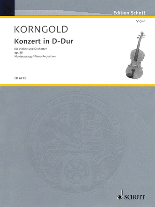 Book cover for Violin Concerto In D Major Op. 35
