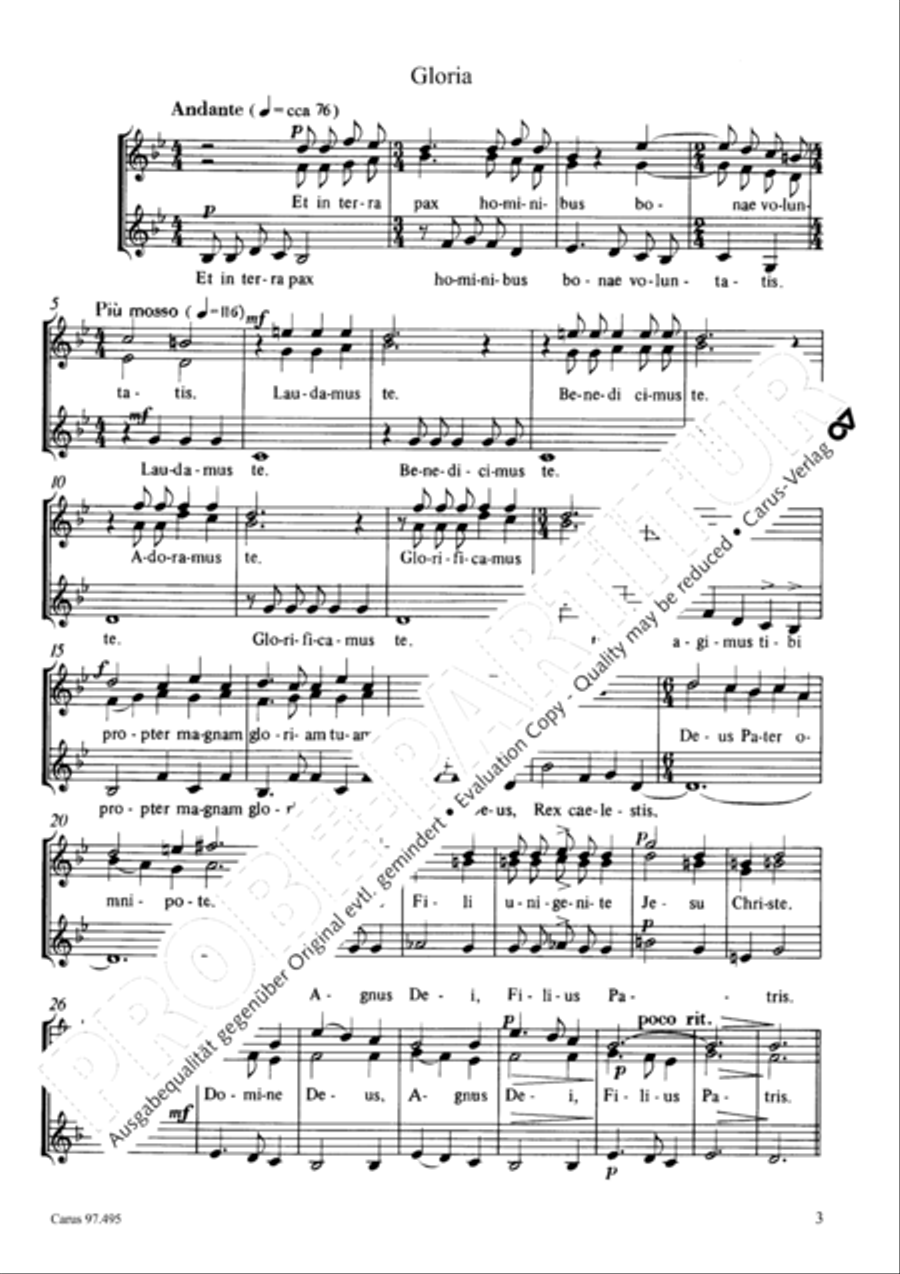 Missa Verna tempore paschali SSA scores gallery preview page 4