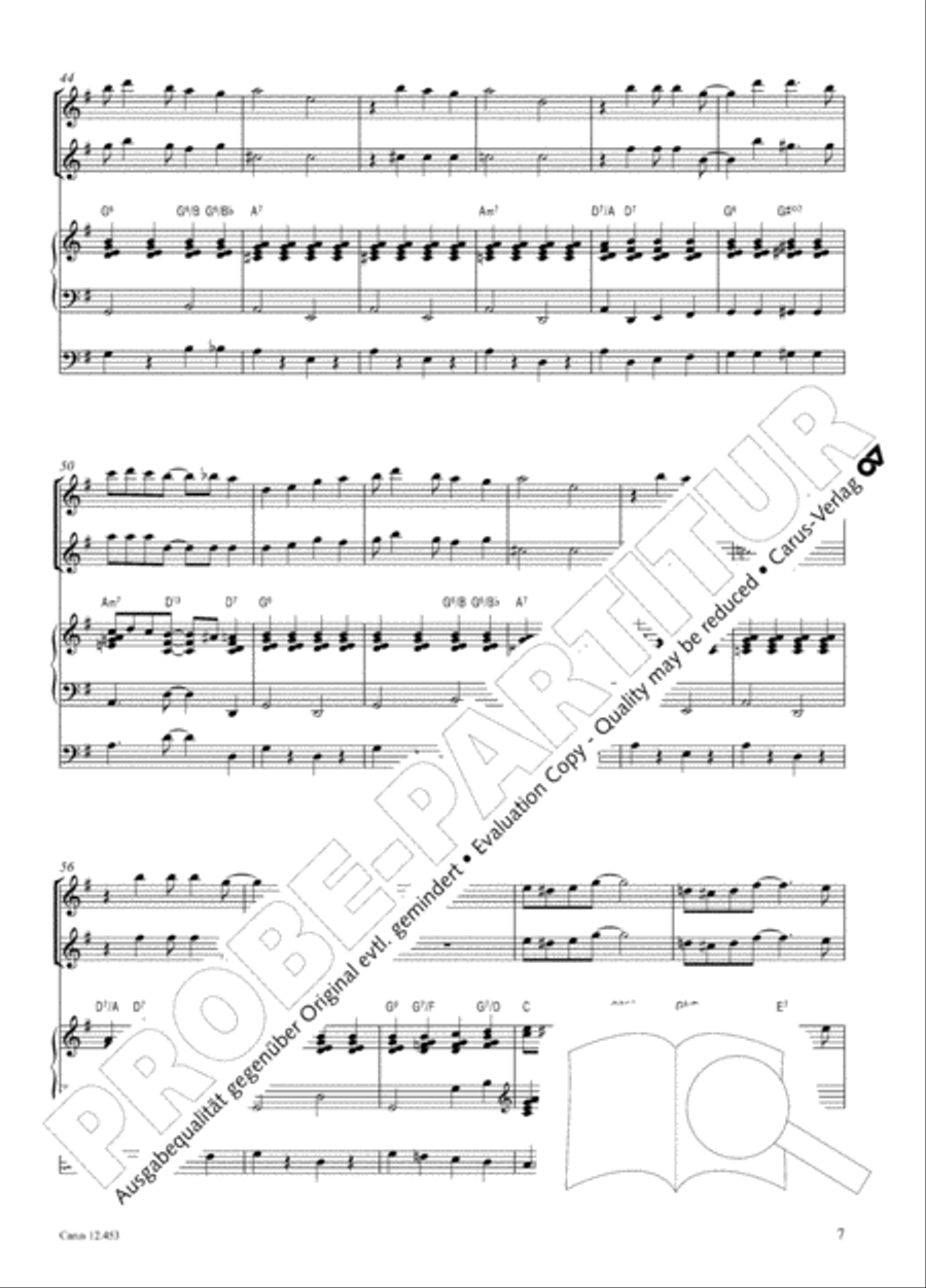 Die Weihnachtskiste. Ein Musical zur Weihnachtszeit Children's Choir scores gallery preview page 8