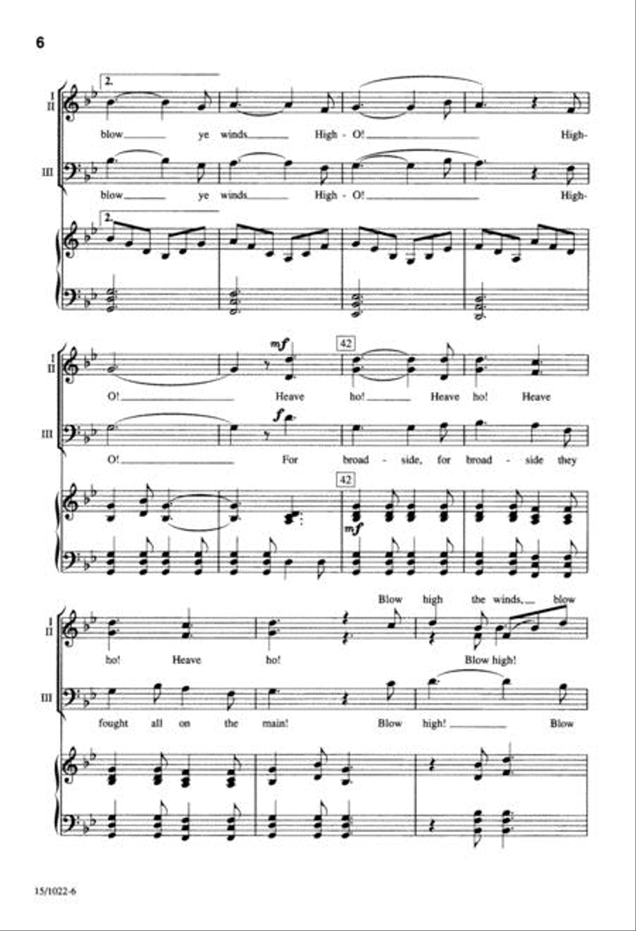 The Coasts of High Barbary 3-Part scores gallery preview page 6