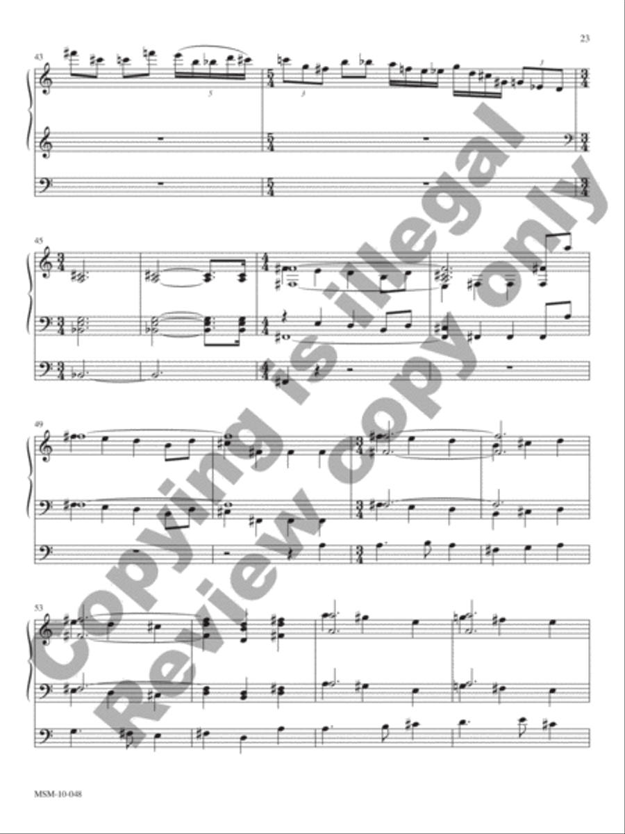 African-American Organ Music Anthology, Volume 10 Organ scores gallery preview page 16