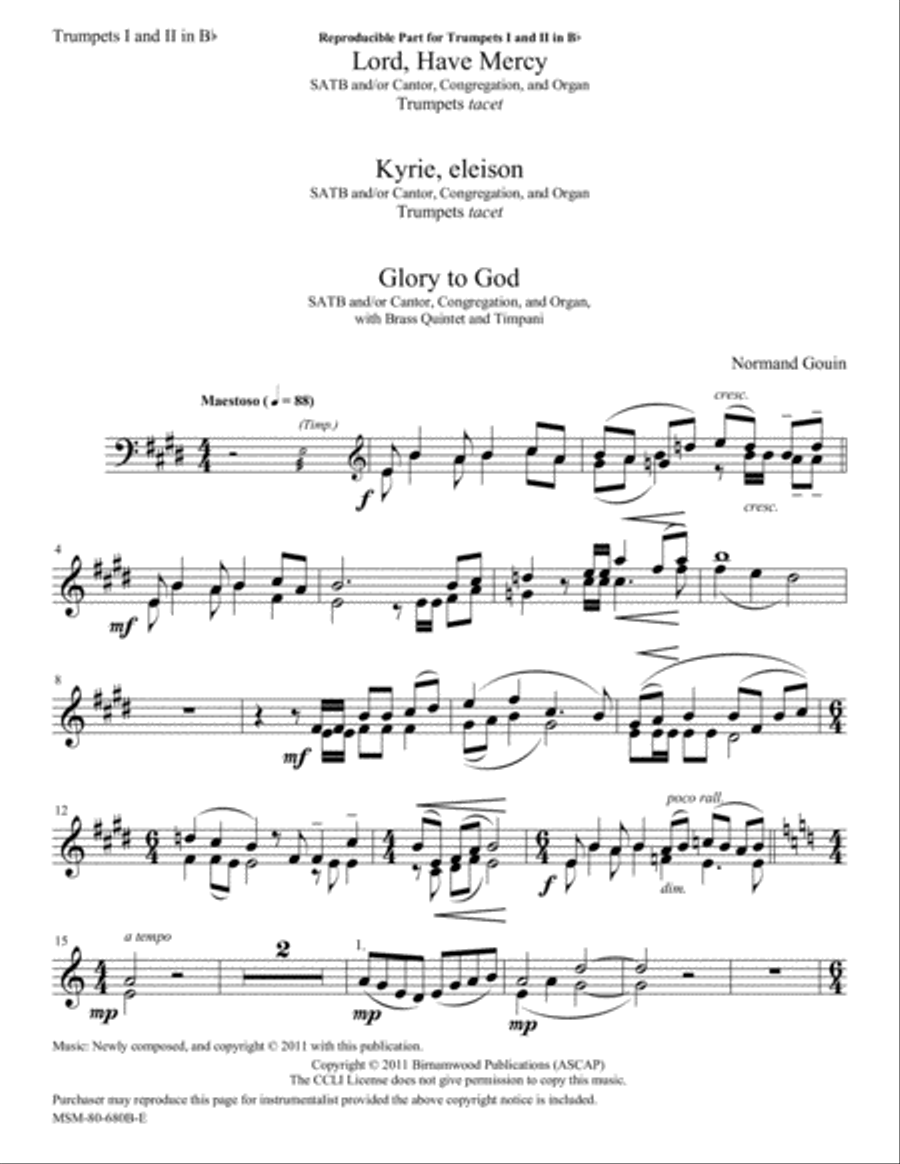Mass of Saints Peter and Paul Choir scores gallery preview page 2