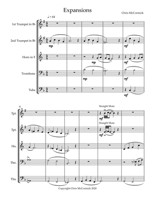 Expansions for Brass Quintet