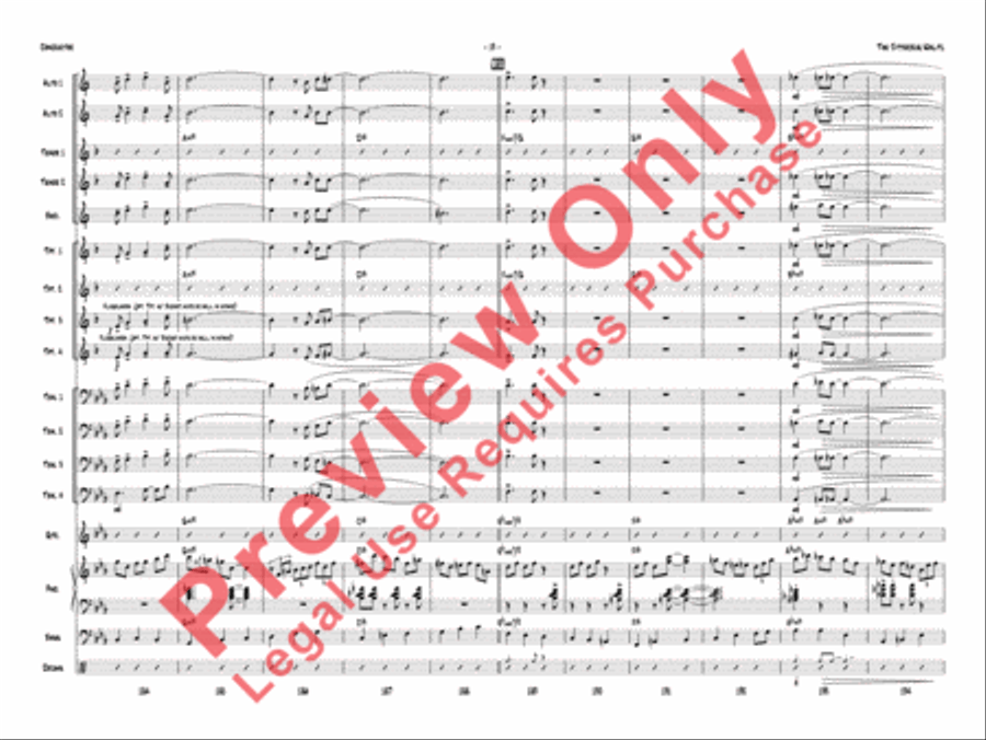 The Jitterbug Waltz Jazz Ensemble scores gallery preview page 22