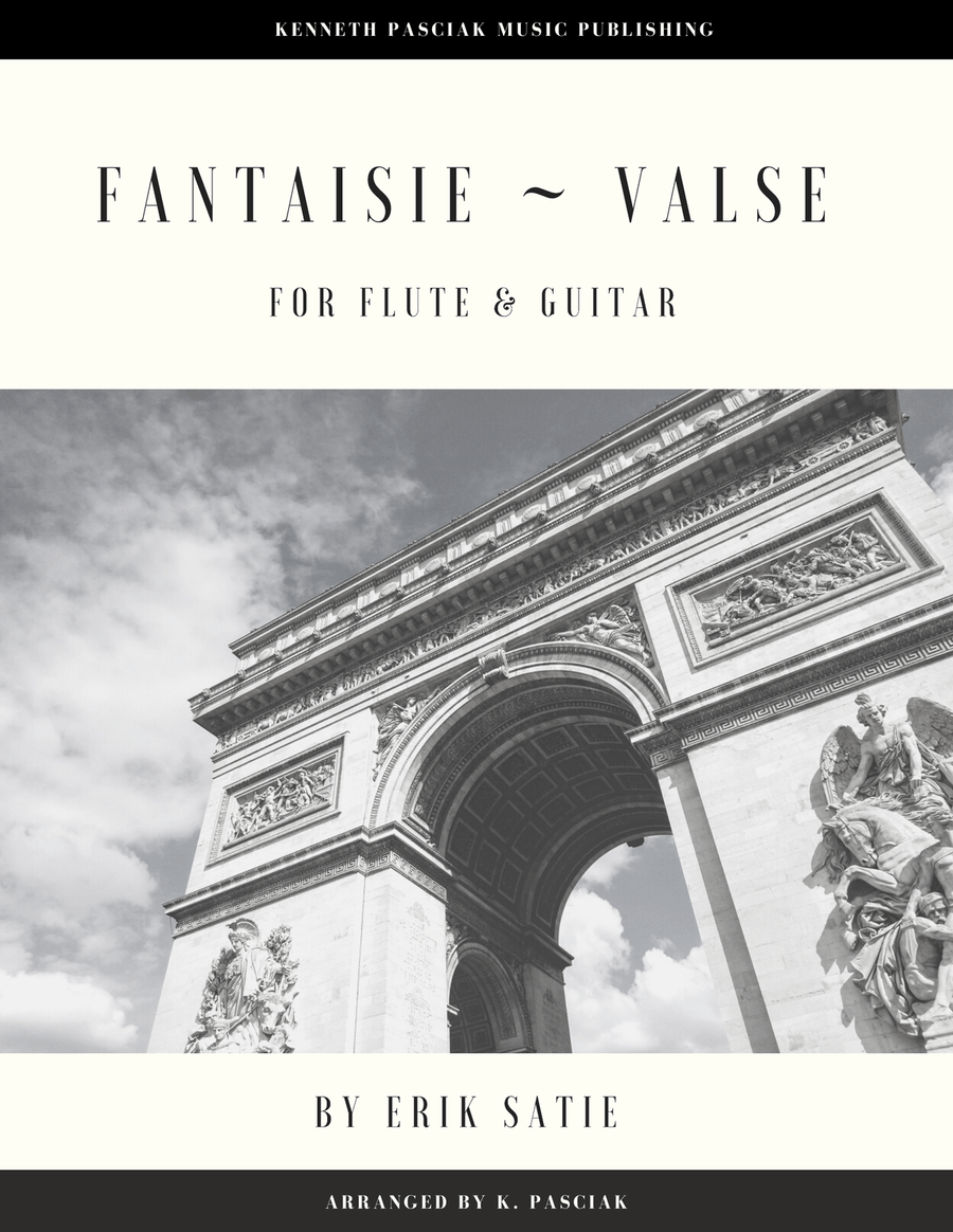 Fantaisie Valse (for Flute or Violin and Guitar) Flute scores gallery preview page 1