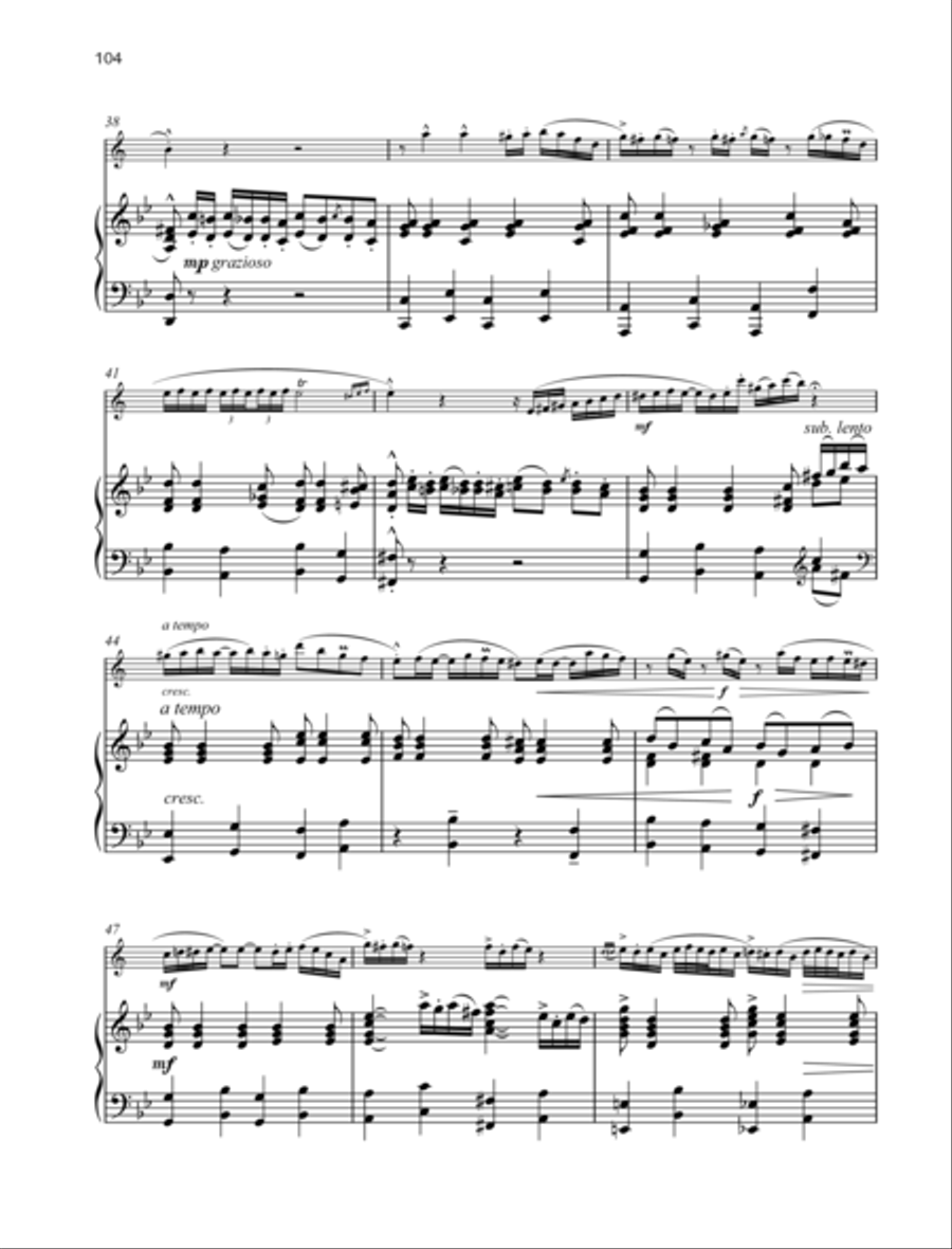 Csárdás-Variations from North Croatia B-Flat Clarinet scores gallery preview page 4