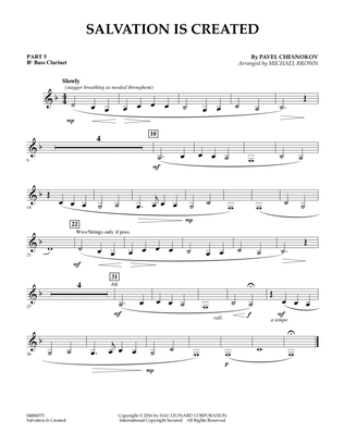Salvation Is Created - Pt.5 - Bb Bass Clarinet