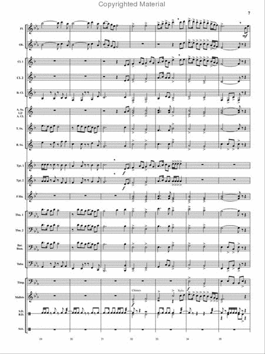 Cedar Creek Sketches Cedar Creek Sketches Concert Band scores gallery preview page 6