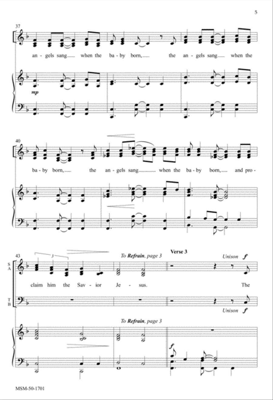 The Virgin Mary Had a Baby Boy 4-Part scores gallery preview page 6