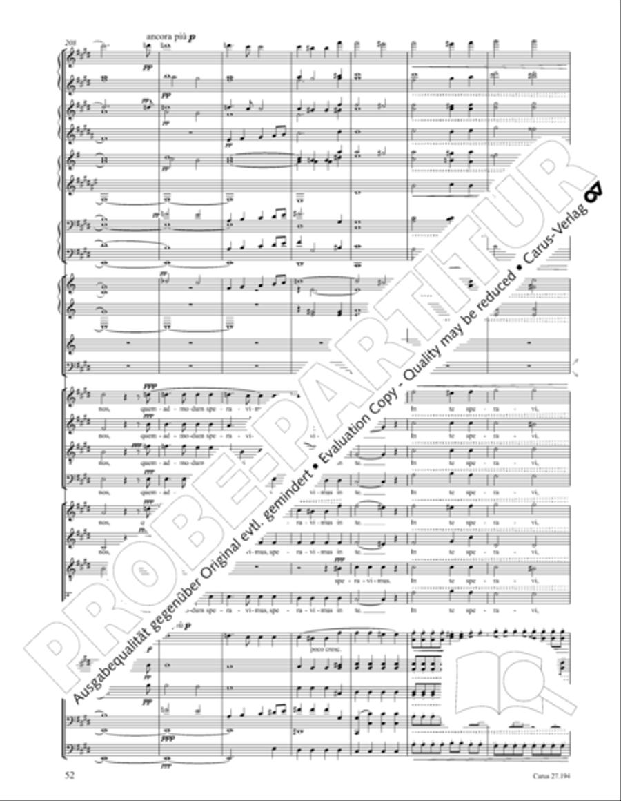 Te Deum Te Deum 4-Part scores gallery preview page 53