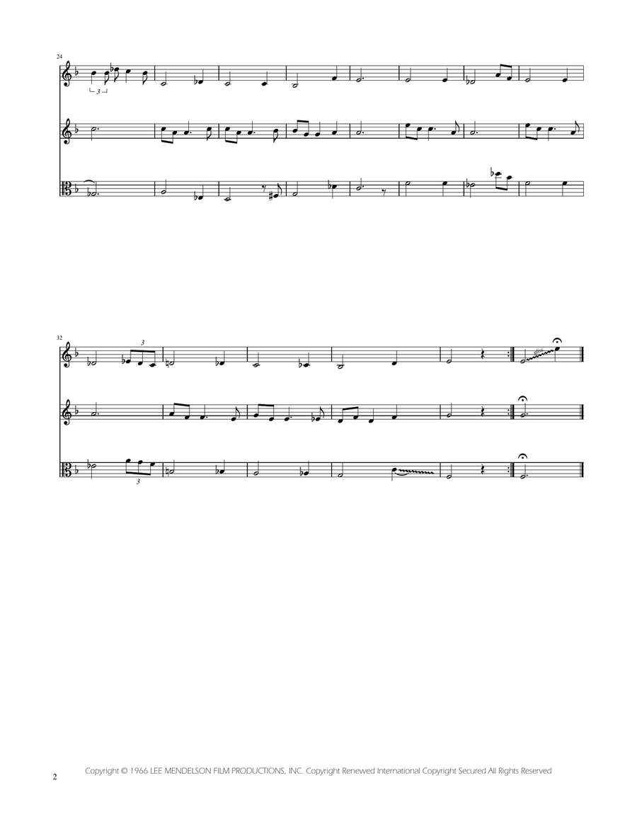 Christmas Time Is Here Christmas Time Is Here String Trio scores gallery preview page 2