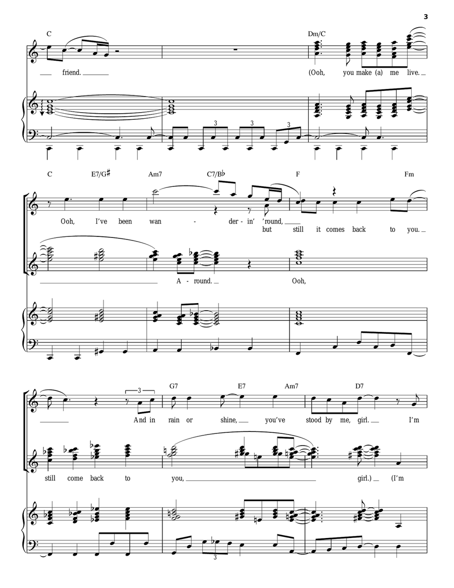 You're My Best Friend Voice scores gallery preview page 3