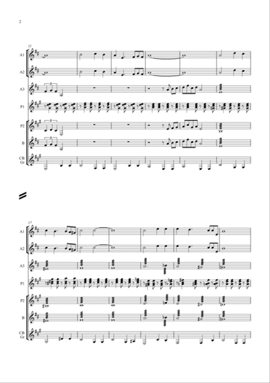 Aquellos Ojos Verdes (Green Eyes) Classical Guitar scores gallery preview page 2