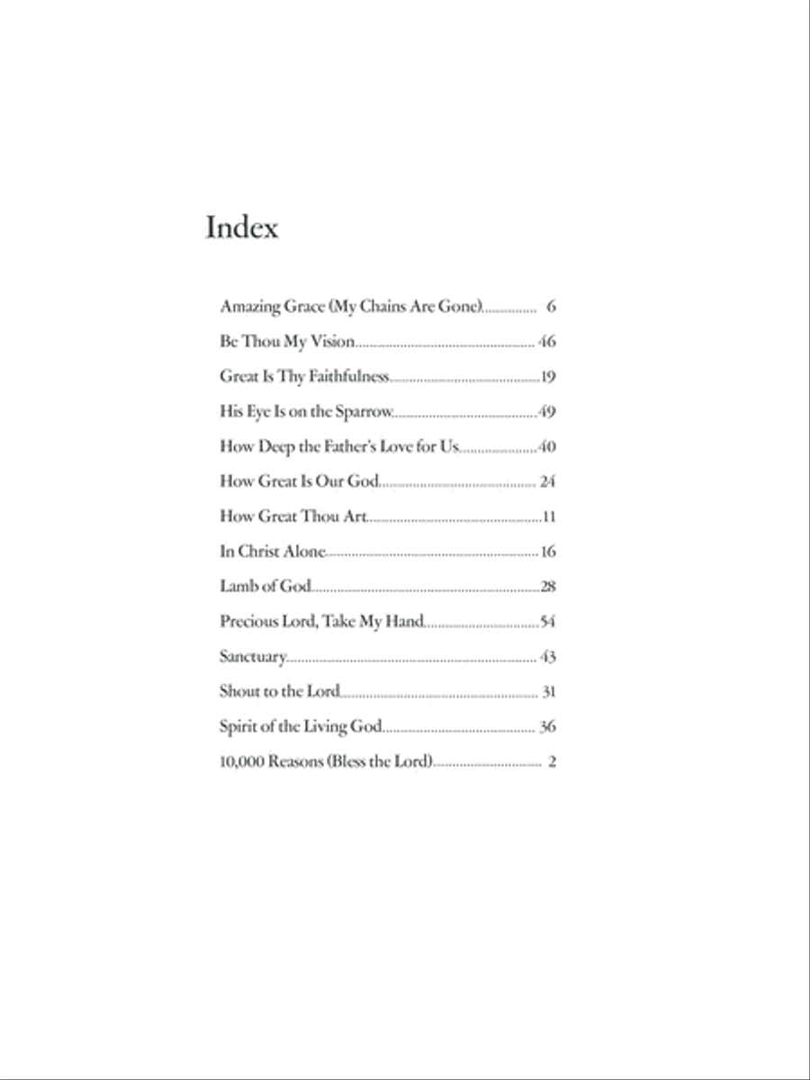 Piano Impressions for Worship, Vol. 1 Piano Solo scores gallery preview page 5
