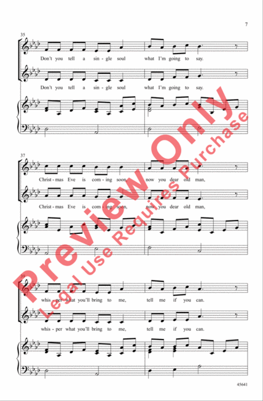 Christmas Canon 2-Part scores gallery preview page 7