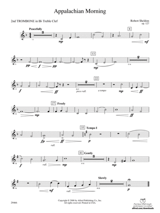 Appalachian Morning: (wp) 2nd B-flat Trombone T.C.