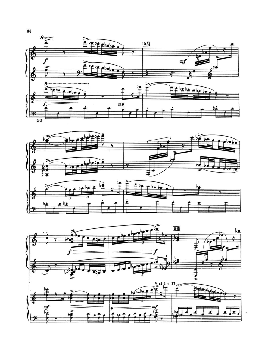Piano Concerto No. 3 in C Major, Opus 26 - 3rd Movement - Piano Duo (2 Pianos, 4 Hands) Piano Solo scores gallery preview page 5