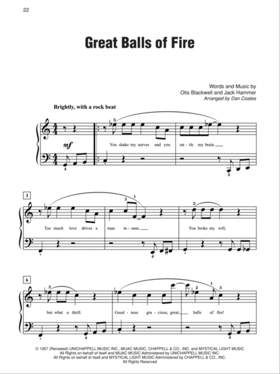 Simply Rock 50s Simply Rock 50s Easy Piano scores gallery preview page 3