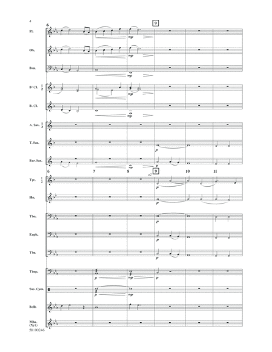 Chorale for Band Concert Band scores gallery preview page 4