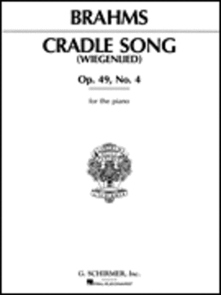 Book cover for Cradle Song, Op. 49, No. 4 ("Wiegenlied")